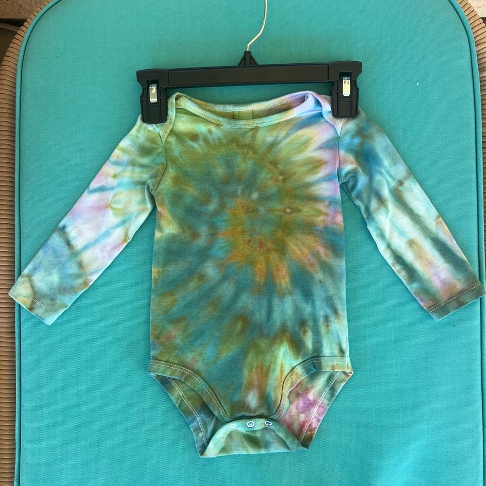 Hand dyed onesie